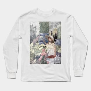 The Rich Man's Garden by Charles Robinson Long Sleeve T-Shirt